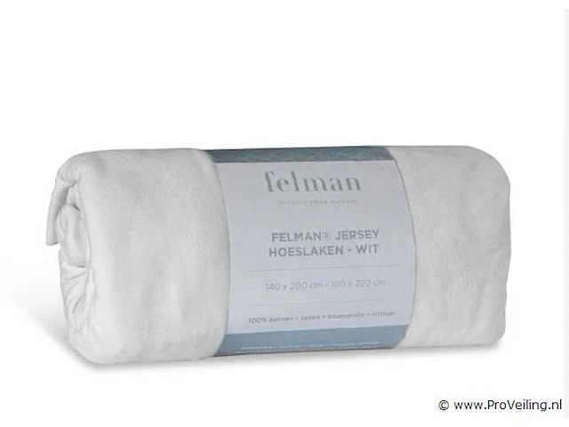 10x felman premium jersey hoeslaken - 2 persoons - afbeelding 1 van  2