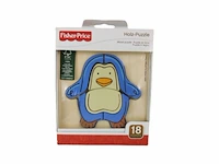 10x fisher price houten puzzel pinguin - afbeelding 1 van  3