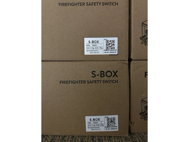 10x fox ess s-box fire safety switch brandmelder - afbeelding 4 van  4
