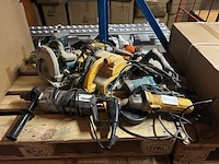 10x gereedschap w.o. boorhamer, slijptol w.o. makita, dewalt - afbeelding 1 van  7