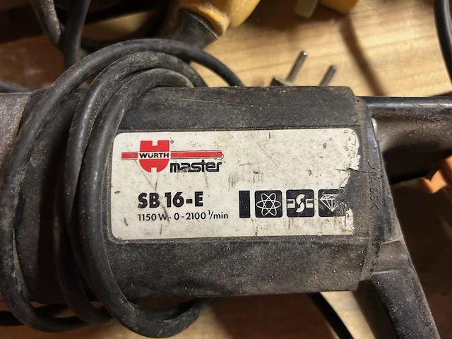 10x gereedschap w.o. boorhamer, slijptol w.o. makita, dewalt - afbeelding 7 van  7