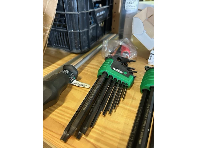10x gereedschap w.o. stiftsleutelset, kniptang wiha - afbeelding 5 van  5