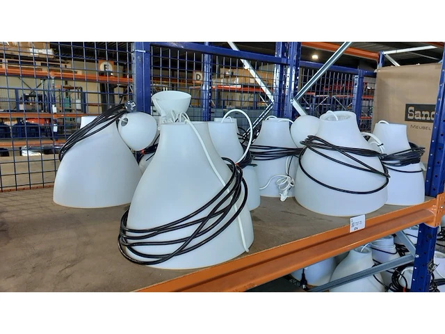 10x hanglamp, wit - afbeelding 2 van  2