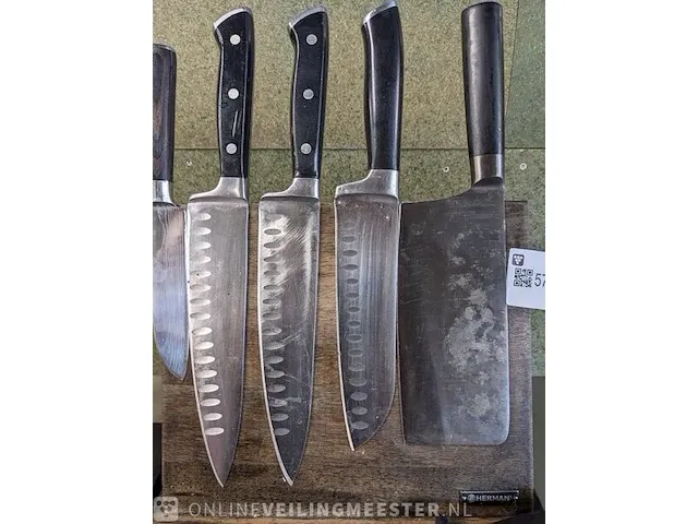 10x keukenmes en 3x messenslijper o.a. herman - afbeelding 4 van  8