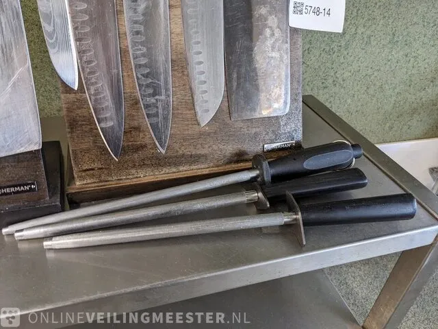 10x keukenmes en 3x messenslijper o.a. herman - afbeelding 5 van  8