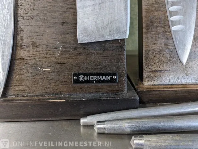 10x keukenmes en 3x messenslijper o.a. herman - afbeelding 6 van  8