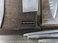 10x keukenmes en 3x messenslijper o.a. herman - afbeelding 6 van  8