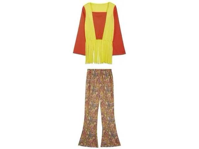 10x kostuum hippie dames multicolor maat s - afbeelding 1 van  3