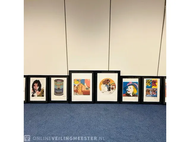 10x kunstcollectie andy warhol x tom wesselink - lithografen - afbeelding 1 van  17