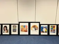 10x kunstcollectie andy warhol x tom wesselink - lithografen