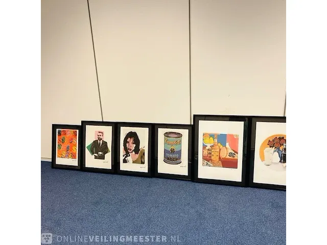 10x kunstcollectie andy warhol x tom wesselink - lithografen - afbeelding 11 van  17