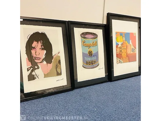 10x kunstcollectie andy warhol x tom wesselink - lithografen - afbeelding 13 van  17
