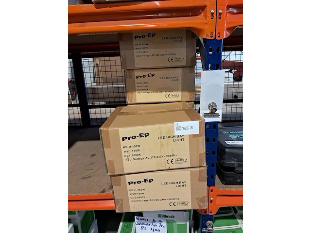 10x led high bay lights a-serie 150w kcd, zwart, 2024 - afbeelding 4 van  4