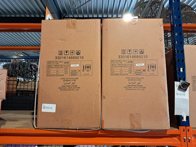 10x led straatverlichting c-serie 50w, liper, grijs, 2024 - afbeelding 4 van  4