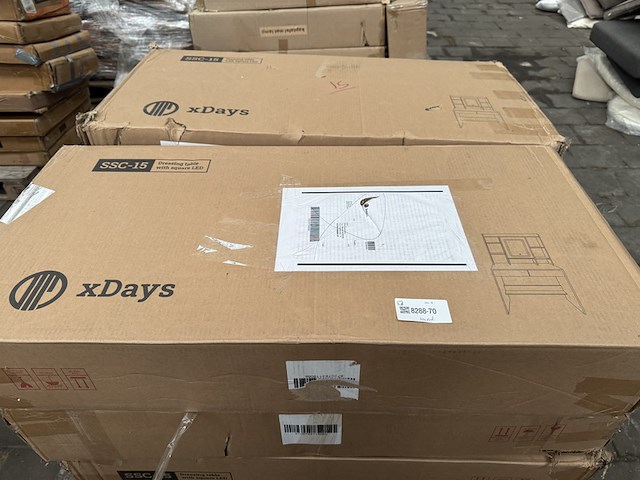 10x make-up tafel met lamp xdays - afbeelding 2 van  7