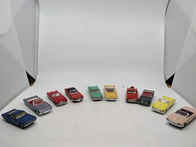 10x miniatuur o.a. dinky toys, brooklin models - afbeelding 1 van  12