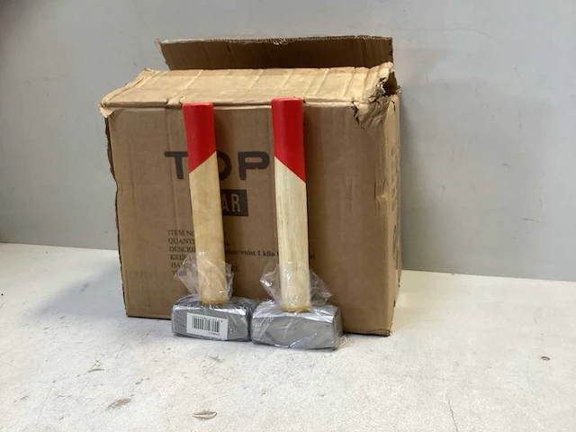 (10x) moker - houten handvat - 1kg - afbeelding 3 van  3