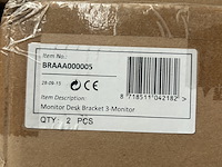 10x monitor bureausteun 3 monitoren 3x scherm 13"-27" sam creative, braaa000005 - afbeelding 3 van  3