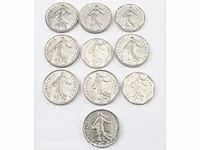 10x munten frankrijk