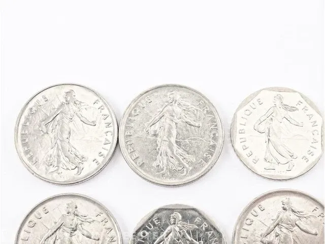 10x munten frankrijk - afbeelding 2 van  8