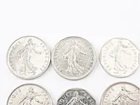 10x munten frankrijk - afbeelding 2 van  8