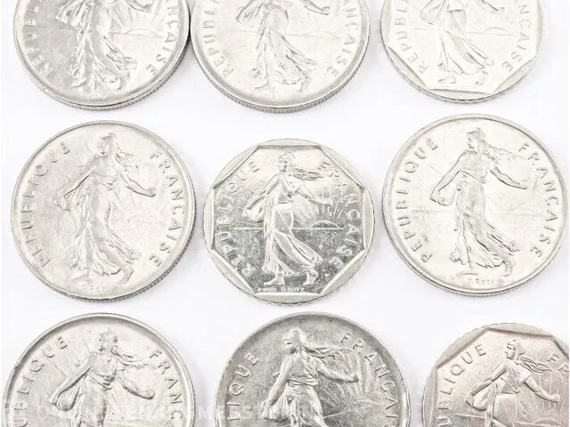 10x munten frankrijk - afbeelding 3 van  8
