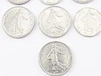 10x munten frankrijk - afbeelding 4 van  8