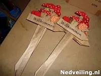 10x plantensteker willkommen - afbeelding 1 van  3