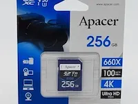 10x sd kaart apacer, 256gb v30 - afbeelding 1 van  6