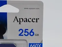 10x sd kaart apacer, 256gb v30 - afbeelding 3 van  6