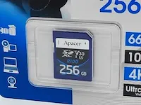 10x sd kaart apacer, 256gb v30 - afbeelding 5 van  6