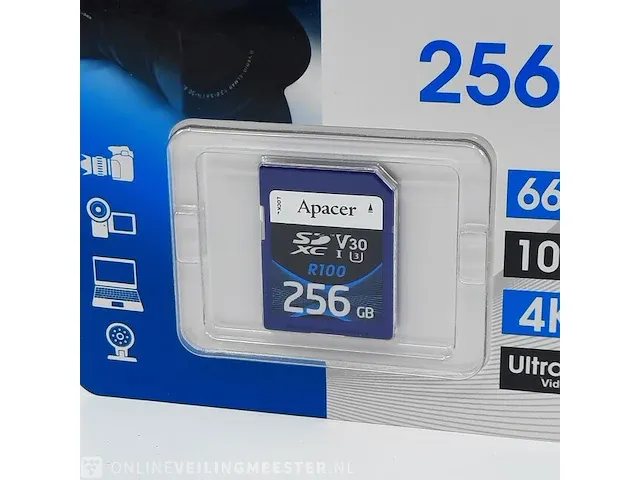 10x sd kaart apacer, 256gb v30 - afbeelding 5 van  6