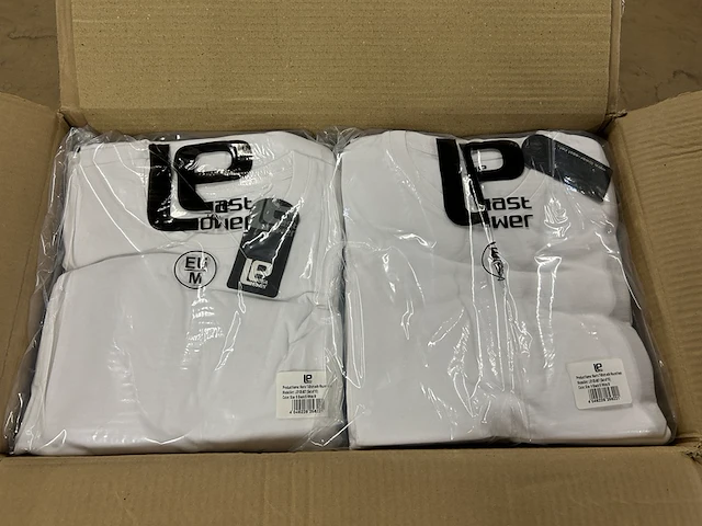 10x set van 10 t-shirts maat m lower east, wit - afbeelding 1 van  4