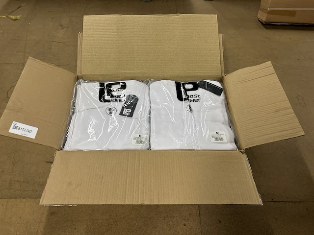 10x set van 10 t-shirts maat m lower east, wit - afbeelding 4 van  4
