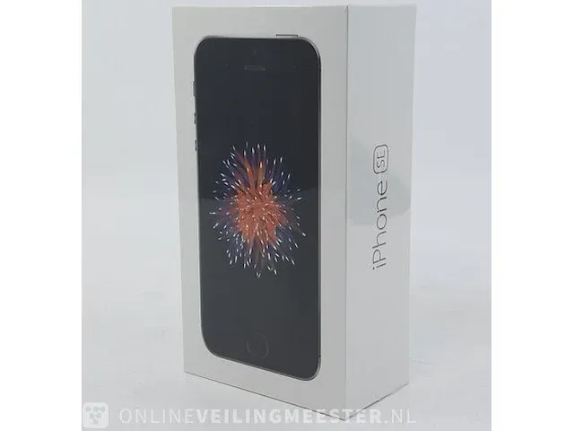 10x smartphone apple, iphones se, grijs / chroom - afbeelding 2 van  5
