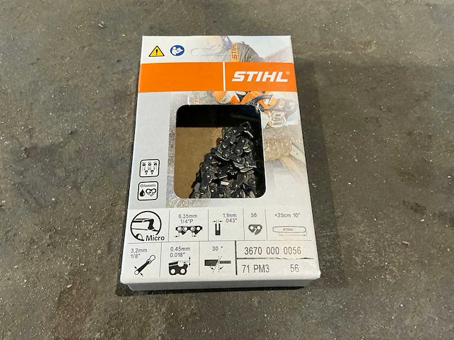 10x stihl ketting voor kettingzaag - afbeelding 1 van  4