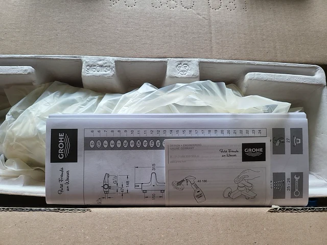 10x thermostatische douchekraan grohe, grohtherm 1000 - afbeelding 3 van  7