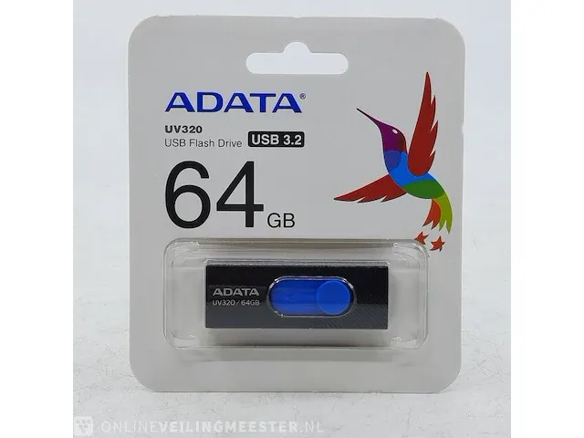 10x usb stick adata, uv320 64gb usb 3.2 flash drive - afbeelding 1 van  6