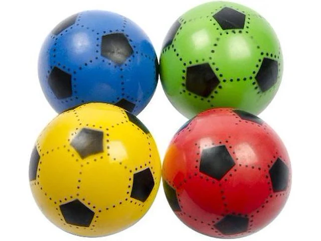 10x voetbal 21-23cm in diverse kleuren - afbeelding 1 van  3