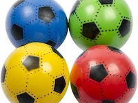 10x voetbal 21-23cm in diverse kleuren - afbeelding 1 van  3