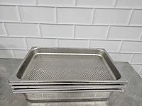 1/1 - (geperforeerde) rvs gastronormbak (5x) - afbeelding 1 van  4