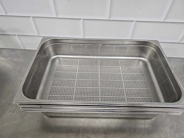 1/1 - (geperforeerde) rvs gastronormbak (5x) - afbeelding 4 van  4