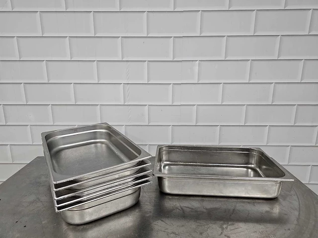 1/1 - rvs gastronormbak (7x) - afbeelding 1 van  4