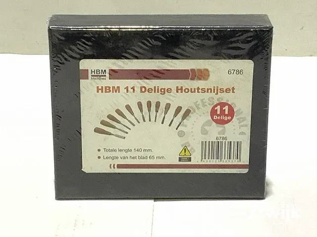 11-delige houtsnijset - afbeelding 2 van  3