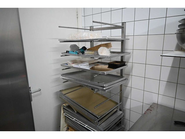 11-delige rvs patisseriewagen - afbeelding 1 van  4
