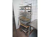 11-delige rvs patisseriewagen - afbeelding 2 van  4