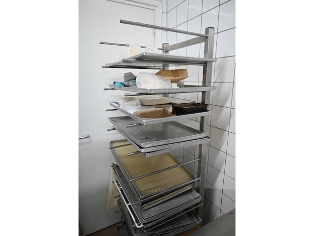 11-delige rvs patisseriewagen - afbeelding 3 van  4
