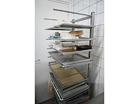 11-delige rvs patisseriewagen - afbeelding 3 van  4