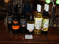 11 diverse wijnen rood en wit. - afbeelding 1 van  2