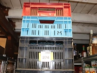 11 kunststof kratten 40 x 60 cm en diverse hoogtes. - afbeelding 3 van  3